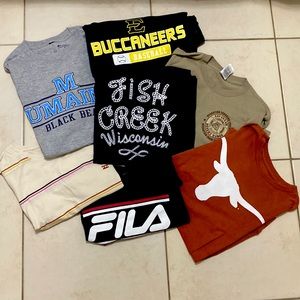 bundle of thrifted tees